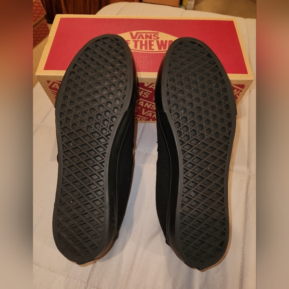 VANS Mary Jane Black Canvas - US Women's Size 9.5 - Picture 3 of 6